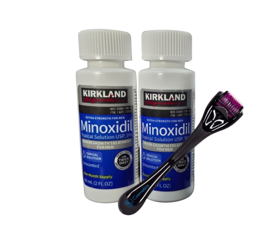 2 Minoxidil 5% + Dermaroller 0.5
