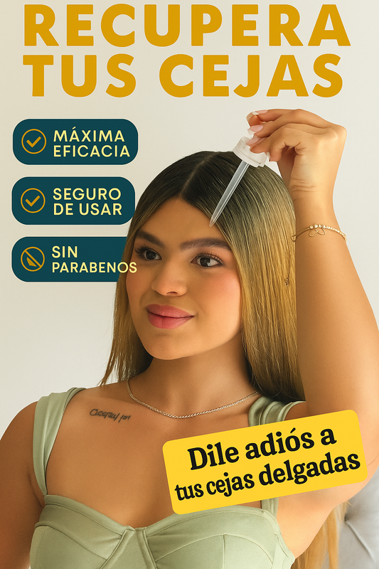 Minoxidil + Dermarroller para Cejas – Detén la Caída y Recupera la Forma de tus Cejas desde la Raíz