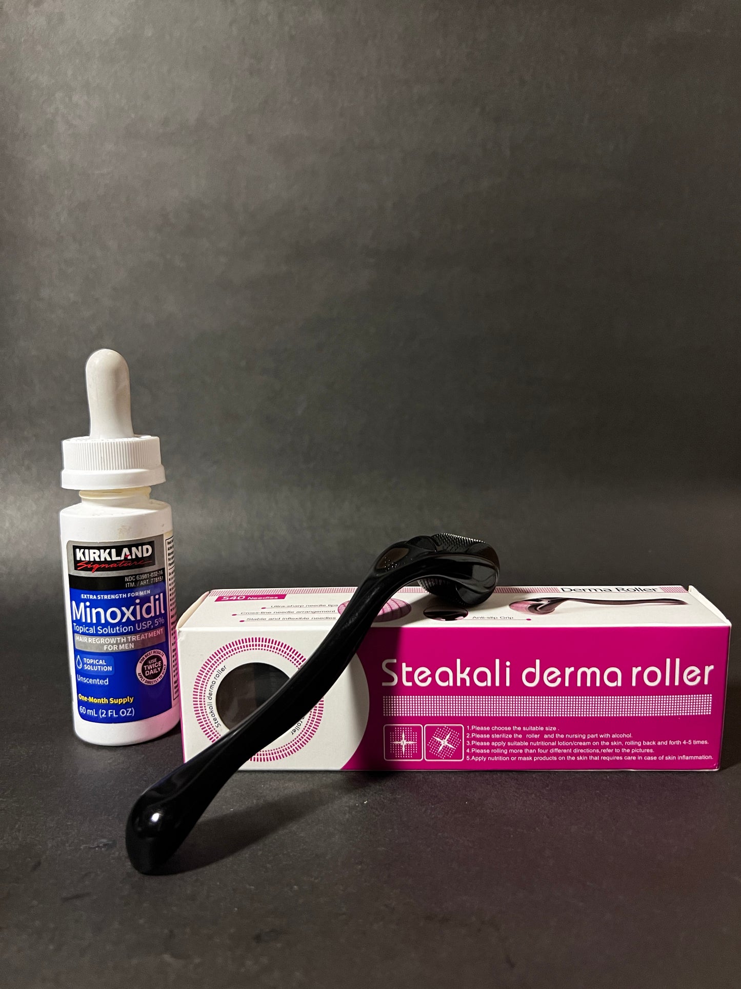 Combo Minoxidil + Dermarroller Estimulante