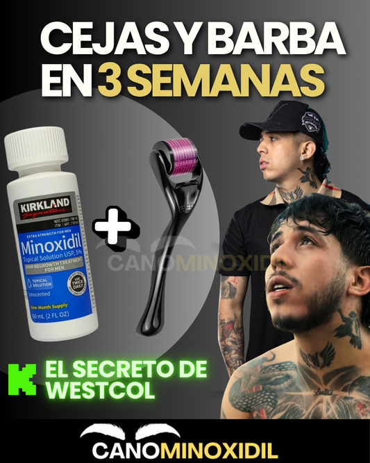 Minoxidil + Dermarroller – El combo que transforma tu imagen y recupera tu confianza